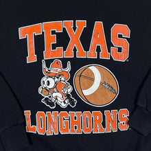 Load image into Gallery viewer, Vintage 90's Santee "Texas Longhorns" College Made In USA Graphic Black Sweatshirt
