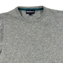 Load image into Gallery viewer, BARBOUR Classic Basic Embroidered Mini Logo Lambswool Knit Crewneck Sweater Jumper

