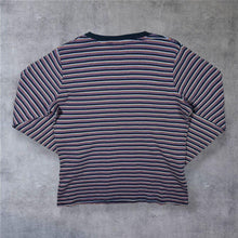 Load image into Gallery viewer, Levi's Classic Embroidered Mini Logo Multi Colour Striped Long Sleeve T-Shirt
