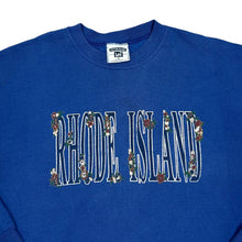 Load image into Gallery viewer, Vintage 90&#39;s Lee Made In USA RHODE ISLAND Souvenir Spellout Graphic Crewneck Sweatshirt
