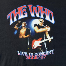 Load image into Gallery viewer, THE WHO &quot;Live In Concert 2006/07&quot; Graphic Spellout Mod Rock Music Band T-Shirt
