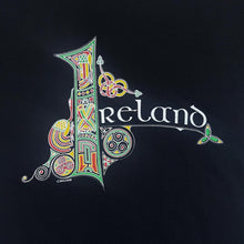 Load image into Gallery viewer, Vintage 90&#39;s IRELAND Souvenir Spellout Graphic Black Single Stitch T-Shirt

