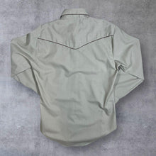 Load image into Gallery viewer, Vintage 80&#39;s Barb Western Wear Cowboy Beige Pearl Snap Popper Long Sleeve Shirt
