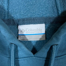 Load image into Gallery viewer, COLUMBIA SPORTSWEAR Logo Spellout Graphic Blue Pullover Hoodie
