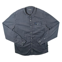 Load image into Gallery viewer, Napapijri Geographic Classic Dark Grey Long Sleeve Cotton Shirt

