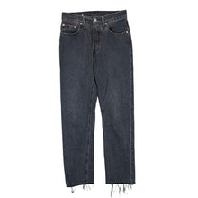 Load image into Gallery viewer, LEVI&#39;S 501 Classic Washed Black Denim Straight Leg Jeans
