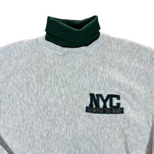 Load image into Gallery viewer, Vintage 90&#39;s MV Sport NYC TAVERN ON THE GREEN Souvenir Turtle Roll Neck Sweatshirt
