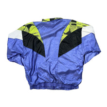 Load image into Gallery viewer, Vintage 90&#39;s ADIDAS Mini Trefoil Logo Crazy Pattern Colour Block Shell Windbreaker Tracksuit Jacket
