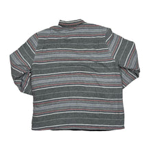 Load image into Gallery viewer, VSTR Blanked Striped Sherpa Teddy Fleece Lined Flannel Over Shirt
