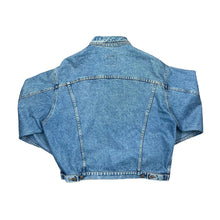 Load image into Gallery viewer, Vintage UNITED COLORS OF BENETTON Made In Italy Classic Blue Denim Trucker Jacket
