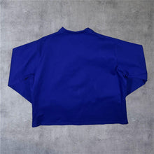 Load image into Gallery viewer, Vintage Klasik French Chore Worker Style Blue Button Cotton Jacket
