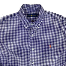 Load image into Gallery viewer, Vintage RALPH LAUREN Purple White Check Long Sleeve Button-Up Shirt
