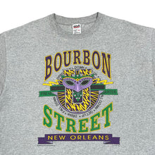 Load image into Gallery viewer, Vintage 90&#39;s Anvil BOURBON STREET &quot;New Orleans&quot; Souvenir Spellout Graphic T-Shirt
