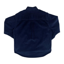 Load image into Gallery viewer, COTTON TRADERS Classic Navy Blue Corduroy Cord Long Sleeve Shirt
