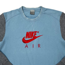 Load image into Gallery viewer, Early 00&#39;s NIKE AIR Embroidered Big Logo Spellout Raglan Crewneck Sweatshirt
