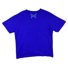 Load image into Gallery viewer, TAPOUT Graphic Logo Spellout MMA Blue Short Sleeve T-Shirt

