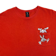 Load image into Gallery viewer, Vintage Warner Bros (1996) LOONEY TUNES Bugs Bunny Embroidered Pocket T-Shirt
