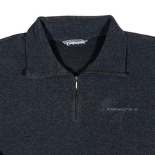 Load image into Gallery viewer, Vintage CAMPAGNOLO Embroidered Mini Logo Dark Grey 1/4 Zip Fleece Sweatshirt
