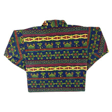 Load image into Gallery viewer, Vintage 90&#39;s PUZZLE Crazy Abstract Patterned 1/4 Zip Pullover Fleece Sweatshirt
