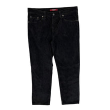 Load image into Gallery viewer, Vintage CARRERA ITALIA Classic Black Corduroy Cord Straight Leg Trousers
