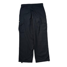 Load image into Gallery viewer, NAPAPIJRI Geographic Classic Belted Black Cargo Outdoor Utility Hiking Trousers
