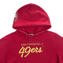 Load image into Gallery viewer, Nike NFL SAN FRANCISCO 49ERS Football Spellout Graphic Red Pullover Hoodie
