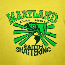 Load image into Gallery viewer, Vintage Screen Stars (1991) MARYLAND “Earth Shattering” Graphic Single Stitch T-Shirt
