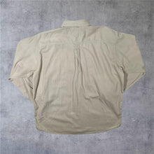 Load image into Gallery viewer, Vintage Timberland Weathergear Beige Cream Long Sleeve Button-Down Cotton Shirt
