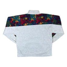 Load image into Gallery viewer, Vintage 90&#39;s C&amp;A Abstract Patterned Colour Block 1/4 Zip Pullover Fleece Sweatshirt
