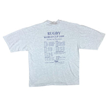 Load image into Gallery viewer, Vintage SCOTLAND "Rugby World Cup 1999" Souvenir Spellout Graphic Grey T-Shirt

