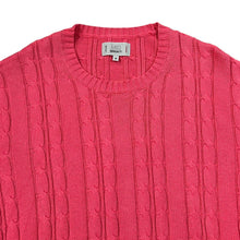 Load image into Gallery viewer, M&amp;S &quot;Regular Fit&quot; Marks &amp; Spencer Classic Cotton Cable Knit Crewneck Sweater Jumper
