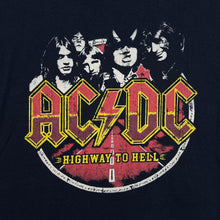 Load image into Gallery viewer, AC/DC &quot;Highway To Hell&quot; Logo Spellout Graphic Hard Rock Band T-Shirt
