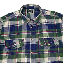 Load image into Gallery viewer, Vintage KING’S CLUB Classic Tartan Plaid Lumberjack Check Long Sleeve Flannel Shirt
