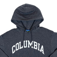 Load image into Gallery viewer, Champion Eco Fleece COLUMBIA College Spellout Graphic Grey Pullover Hoodie
