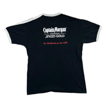 Load image into Gallery viewer, Early 00&#39;s CAPTAIN MORGAN &quot;Original Spiced Gold&quot; Promo Graphic Ringer T-Shirt
