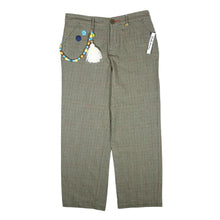 Load image into Gallery viewer, Early 00&#39;s BILLABONG Plaid Check Surfer Skater Bead Chain Loose Fit Trousers
