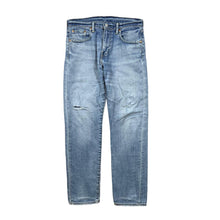 Load image into Gallery viewer, LEVI&#39;S 502 Classic Regular Tapered Fit Blue Denim Zipper Fly Jeans
