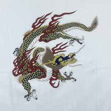 Load image into Gallery viewer, Vintage Made In Japan Traditional Dragon Graphic White T-Shirt
