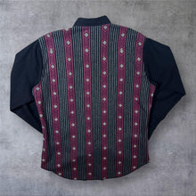 Load image into Gallery viewer, Vintage Wrangler X-Long Tails Cowboy Western Aztec Pattern Button-Down Cotton Shirt
