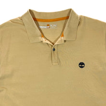 Load image into Gallery viewer, TIMBERLAND &quot;Slim Fit&quot; Embroidered Mini Logo Yellow Short Sleeve Polo Shirt
