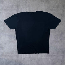 Load image into Gallery viewer, Here Comes Trouble Y2K Novelty Cartoon Spellout Graphic Black T-Shirt
