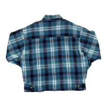 Load image into Gallery viewer, Vintage 90&#39;s HOOCH Multi Plaid Check Lightly Padded Zip Flannel Shirt Jacket
