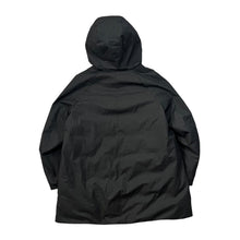 Load image into Gallery viewer, UNI QLO Classic Minimal Black Hooded Down Feather Fill Padded Jacket Coat
