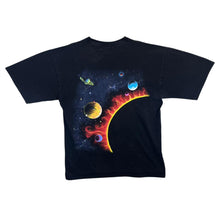 Load image into Gallery viewer, Vintage Harlequin (1990) Dynamic Solar System Space Graphic Single Stitch T-Shirt
