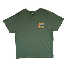 Load image into Gallery viewer, WEIRD FISH &quot;Responsibly Sauced&quot; Novelty Spellout Cartoon Graphic Green T-Shirt
