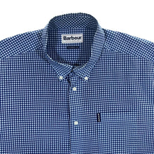 Load image into Gallery viewer, Barbour &quot;Tailored Fit&quot; Blue Mix Check Long Sleeve Cotton Button-Up Shirt
