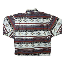 Load image into Gallery viewer, Vintage 90&#39;s Redwood Aztec Crazy Patterned Long Sleeve Cotton Flannel Shirt
