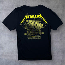 Load image into Gallery viewer, Metallica "Yeah It's Electric" Thrash Heavy Metal European Tour Music Band Black T-Shirt

