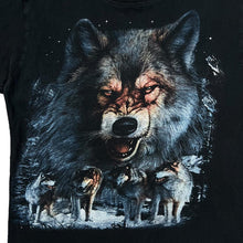 Load image into Gallery viewer, LUCKY GREEN Wolf Pack Animal Nature Wildlife Graphic T-Shirt
