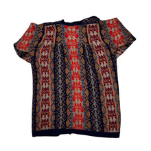 Load image into Gallery viewer, Vintage 90’s Crazy Abstract Grandad Patterned Button Down Knit Sweater Cardigan
